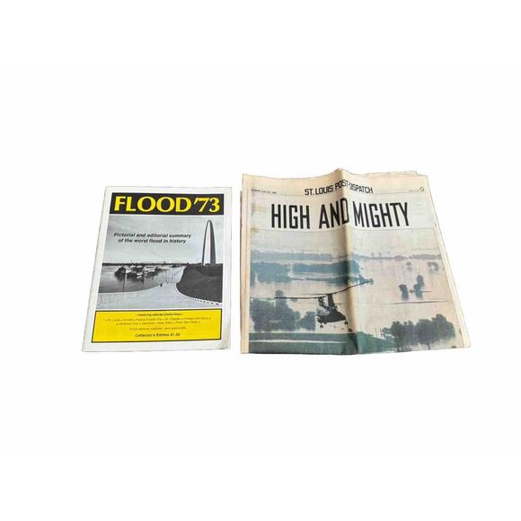 St Louis MO Flood 1973 & 1993 Pictorial and Editorial Summary Collector Edition - Picture 3 of 6